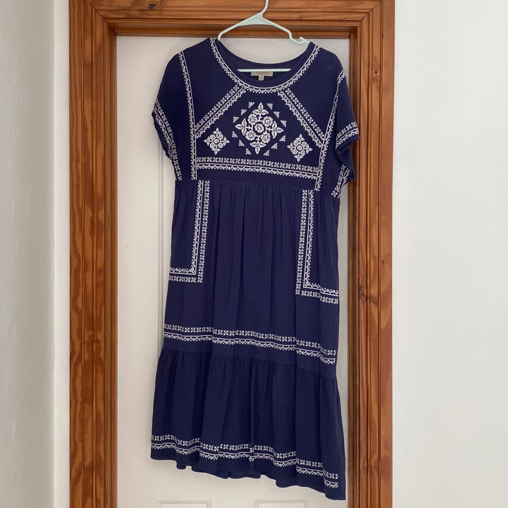 Midi Embroidered Dress